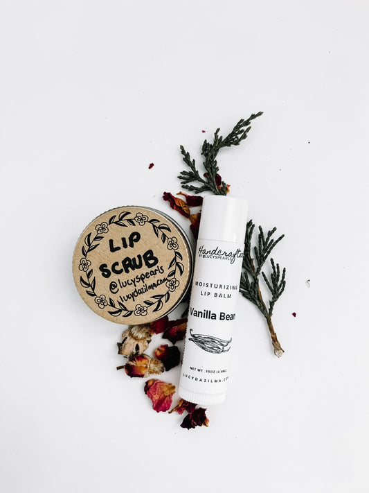 Lip Scrub and Lip Balm Duo
